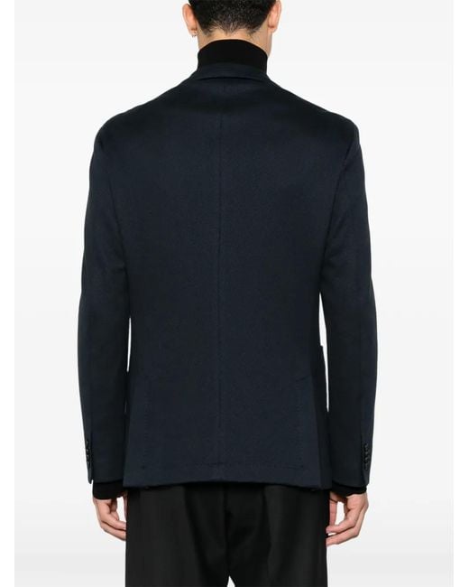 Boss Notch-Lapel Single-Breasted Jacket in het Black voor heren