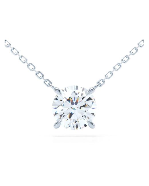 LOEV White 18Kt Recycled Floating Brilliant Diamond Necklace