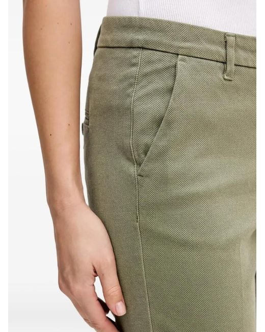 Sisley Green Zip-Up Trousers
