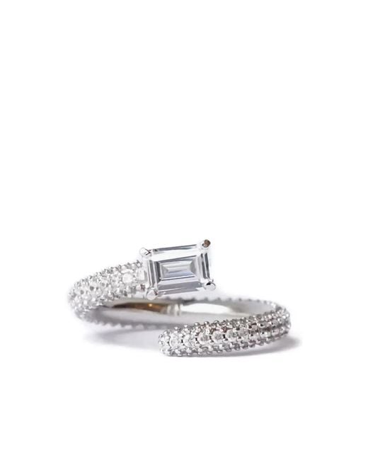 Izabel Display White Ring Mit Knotendetail