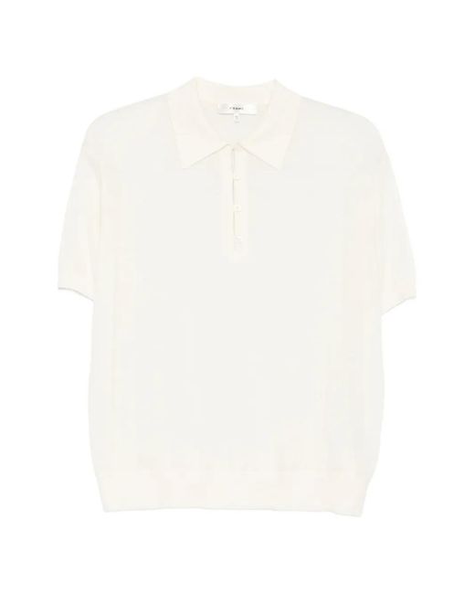 FRAME White Classic-Shaped Polo Shirt