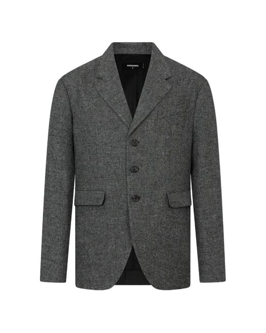 DSquared² Gray Tweed2 Osaka Blazer for men