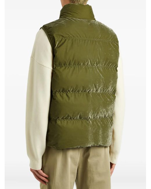 Moncler Green Natadola Gilet for men