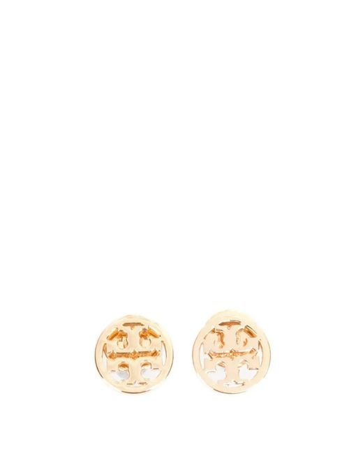 Tory Burch Metallic Icon Stud Earrings