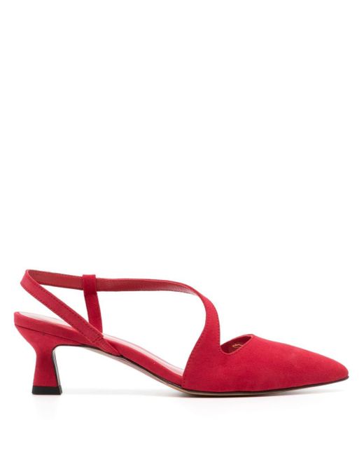 Paul Smith Red Cloudy 55mm Slingback Pumps