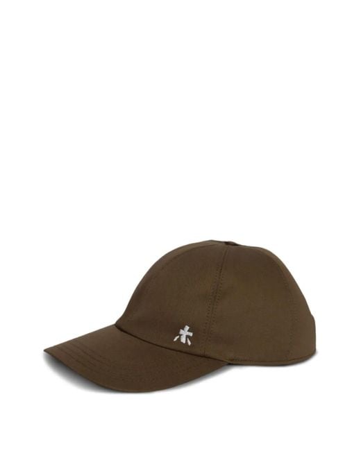 Gorra con logo bordado Premiata de color Brown