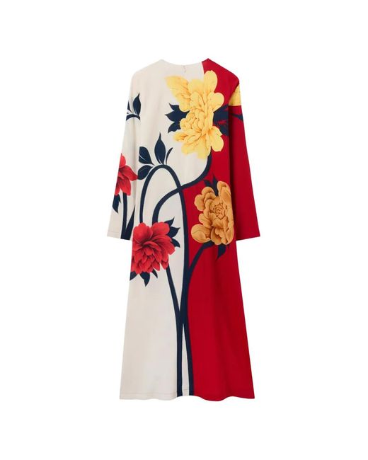 LaDoubleJ Red Robe À Fleurs