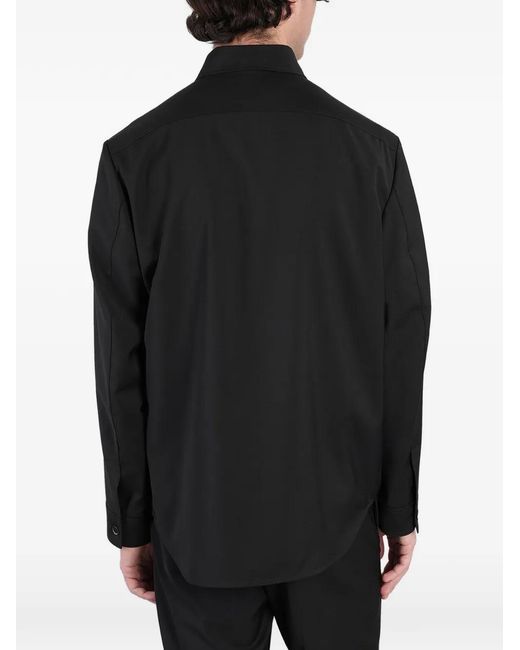 Barena Black Fuselo Patch-Pocket Jacket for men