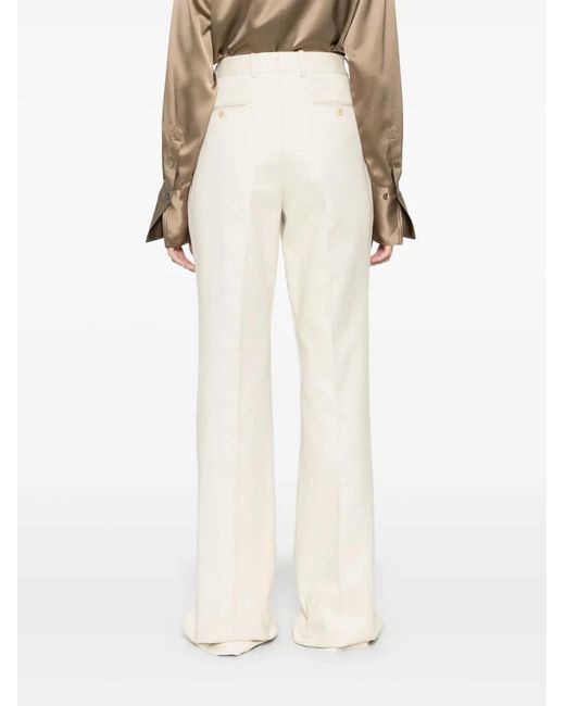 Tom Ford White Flared Trousers
