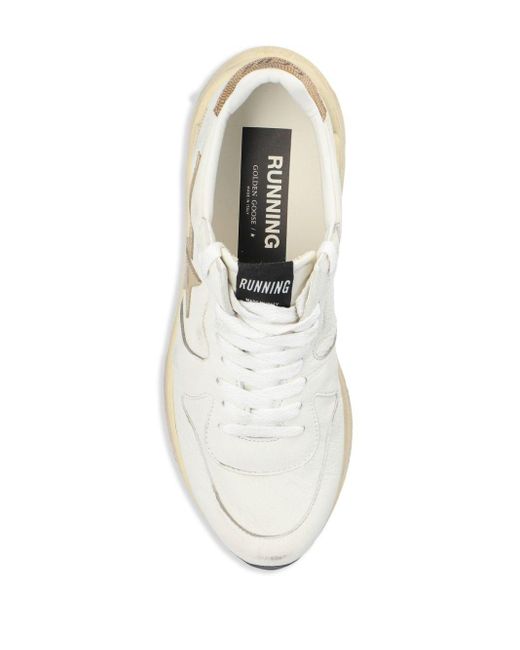 Golden Goose Deluxe Brand White Running Sole Sneakers