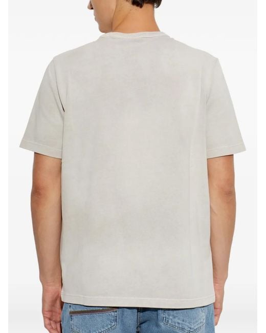 Paul Smith White Skull-Print T-Shirt for men