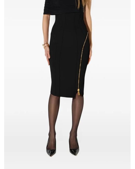 Elisabetta Franchi Black Skirt