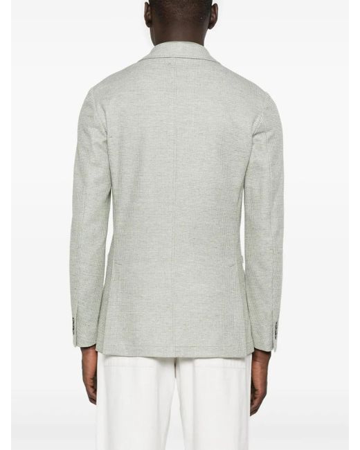 Canali Gray Textured Blazer for men