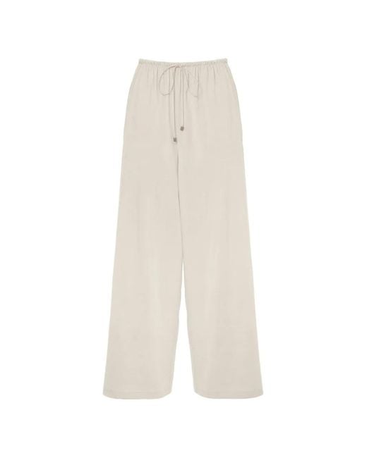 Wolford White Summer Flow Palazzo Pants
