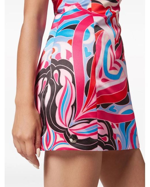 Philipp Plein Red Mini Dress