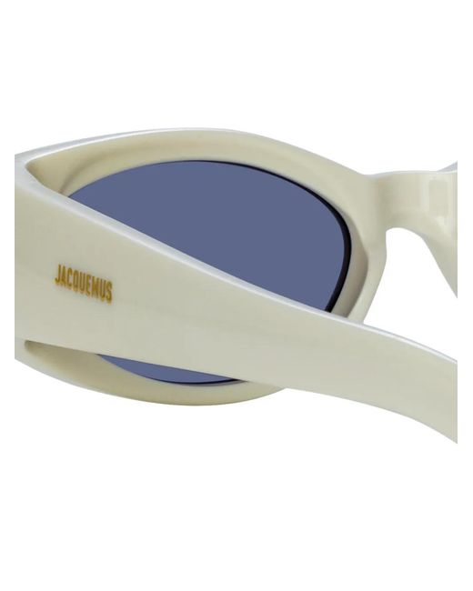 Jacquemus Blue Ovalo Oval-Frame Sunglasses