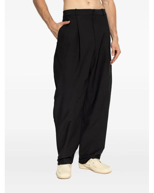 Jacquemus Black Pantalon À Plis for men
