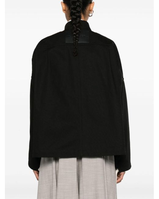 Giacca-camicia + Compact di Jil Sander in Black