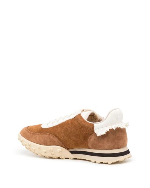 Visvim Brown Suede Lace-Up Sneakers for men