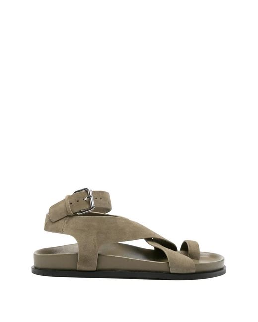 A.Emery Green Jalen Flat Sandals