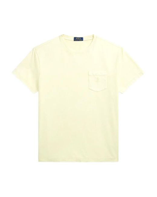 Polo Ralph Lauren Yellow Cotton T-Shirt for men