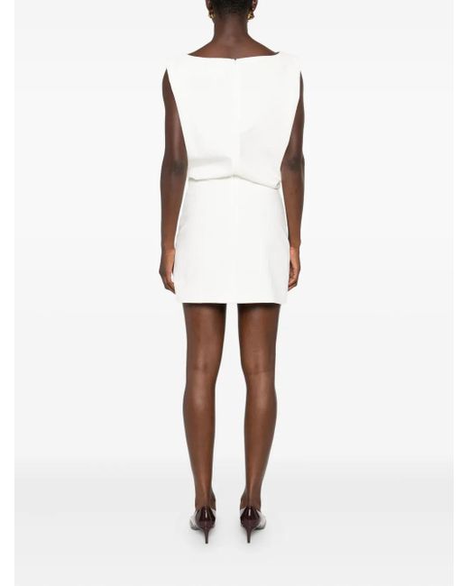 Abito Corto Smanicato di Khaite in White