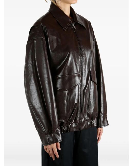 MM6 by Maison Martin Margiela Black Flap-Pockets Jacket