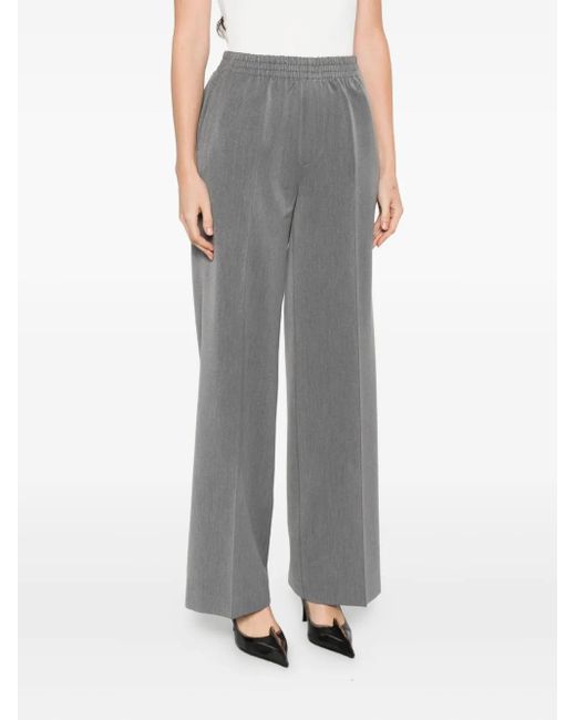Cellar Door Gray Elastic-Waist Trousers