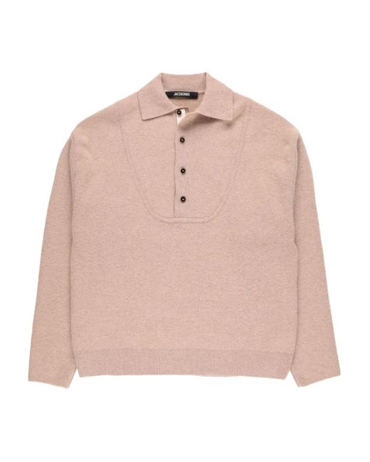 Jacquemus Pink The Pallone Sweater for men