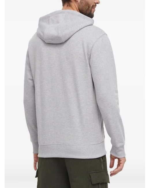 Columbia Gray Logo-Patch Hoodie for men