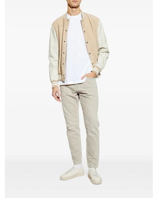 Eleventy Natural Buttoned Jeans for men