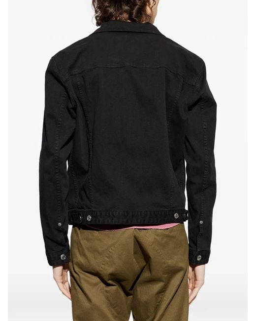 DSquared² Black Dan Denim Jacket for men