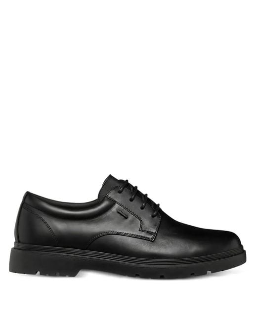 Geox Black Spherica Lace-Up Shoes for men