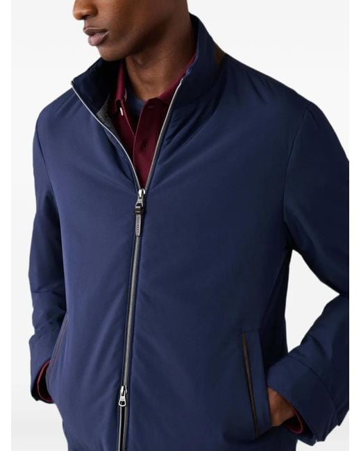 Hackett Blue Lightweight Blouson Jacket for men
