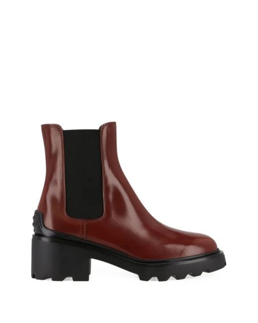 Tod's Brown Gomma Chelsea Boots