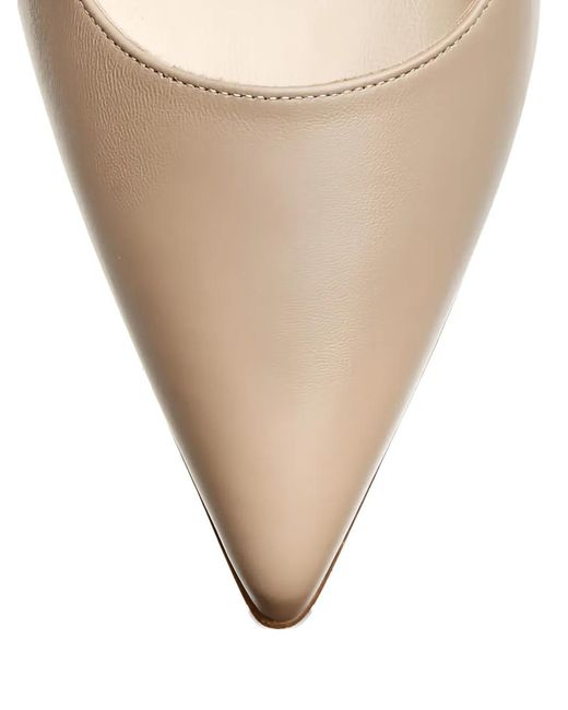 Manolo Blahnik Natural Pointed-Toe Pumps