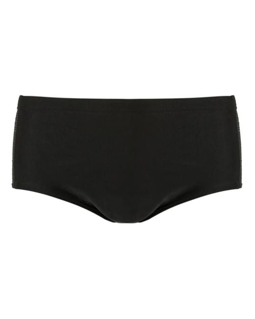 Amir Slama Black Mesh Panels Trunks for men