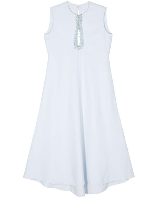 Dorothee Schumacher White Crystal-embellished Dress