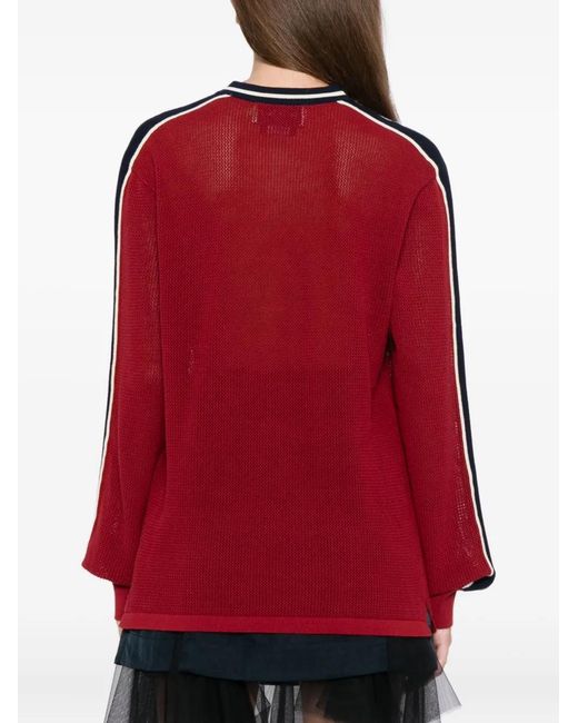 House Of Sunny Red Joey Knit