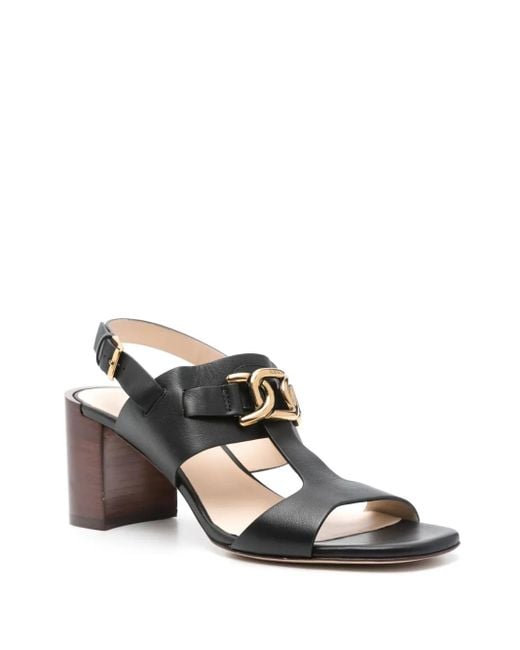 Tod's Black Kate Sandals Shoes