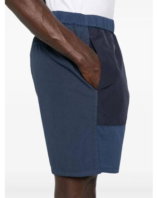 Grifoni Blue Striped Shorts for men
