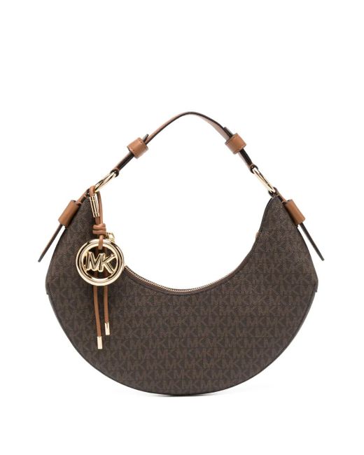Michael Kors Gray Medium Koa Shoulder Bag