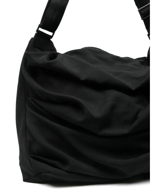 Yohji Yamamoto Black Wool Shoulder Bag