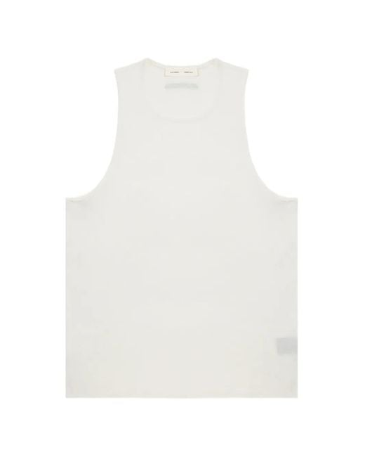Fear Of God White Round-Neck Tank Top for men