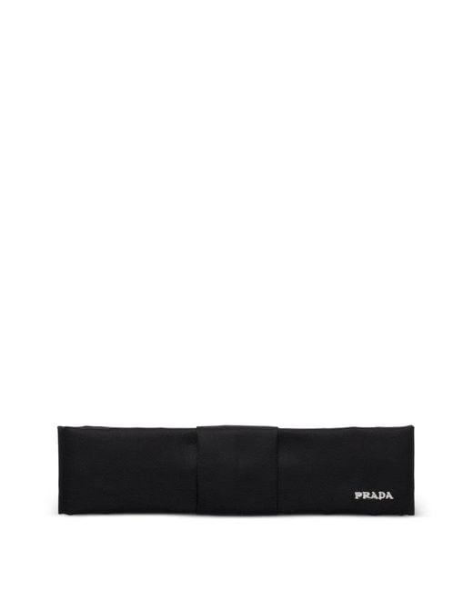 Prada White Re-Nylon Hair Clip
