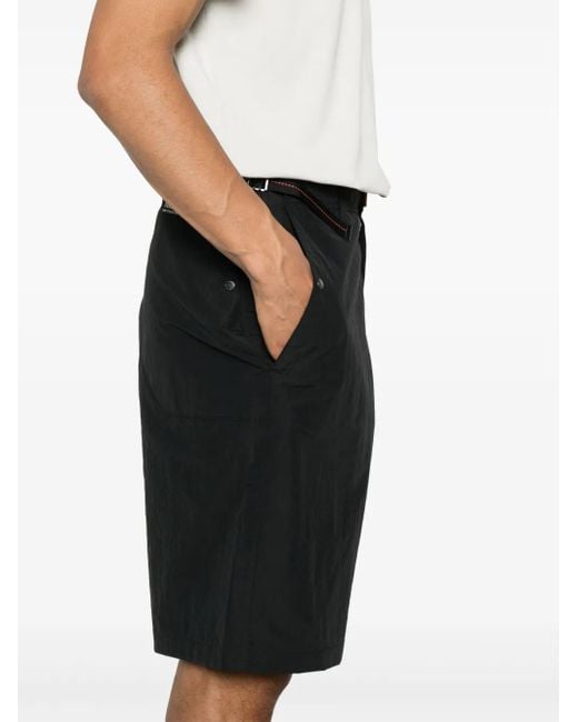 Parajumpers Black Ivan Bermuda Shorts for men