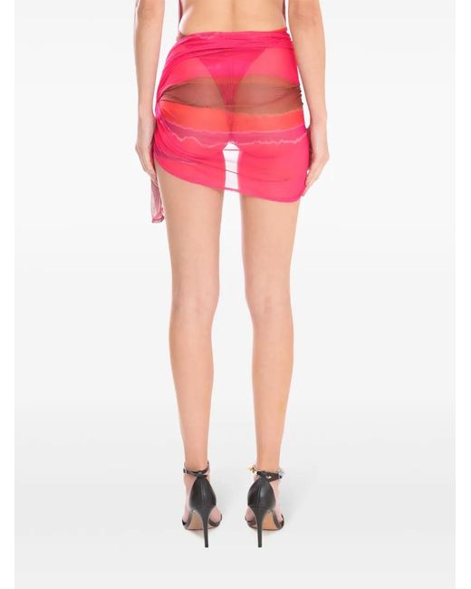 Amir Slama Pink X Jade Picon Tulle Sarong