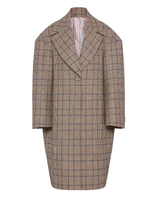 Thom Browne Hunting Tweed Jas in het Natural