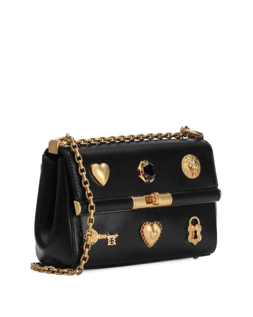 Dolce & Gabbana マルレーン シティ ショルダーバッグ ミニ Black