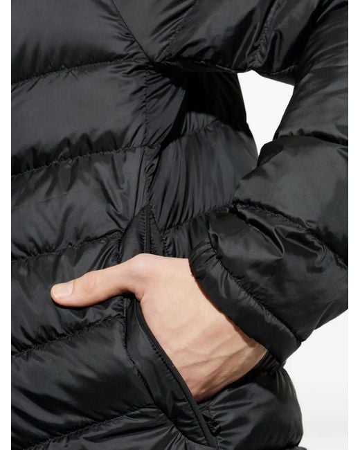 Paul & Shark Black Hooded Padded Jacket for men